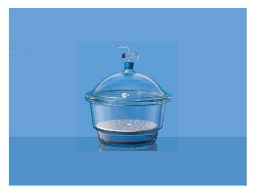 Borosil 3083 Vacuum Desiccators Stopcock with PTFE Spindle and