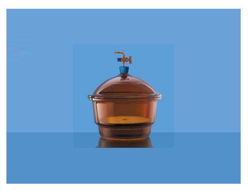 Borosil 3085 Vacuum Desiccators Stopcock with PTFE Spindle and