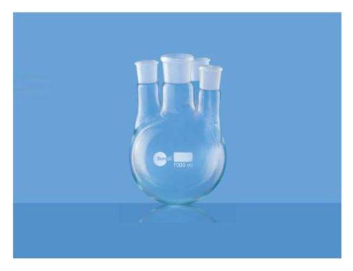 borosil-round-bottom-four-neck-flask-centre-neck-and-three-parallel-side-neck-with-interchangeable-joints-e1628029840919