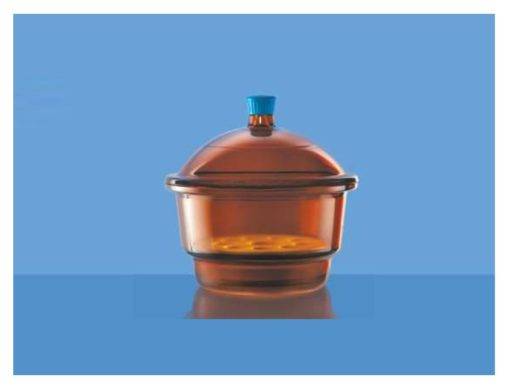 borosil-desiccators-cover-and-porcelain-plate-with-plastic-knob-amber-e1627915919658