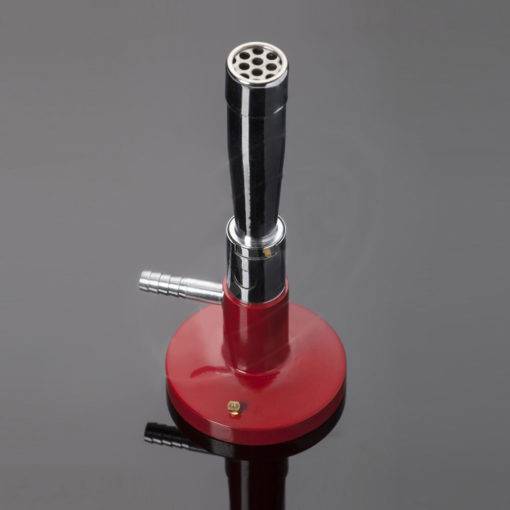 Complies with DIN 30665 Material Casted Iron base, red painted Brass pipe chrome plated Without Stopcock Use with L.P.G.