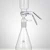 All Glass Filter Assembly with funnel, fritted base & cap, clamp 47mm, ground joint flask 1Ltr.