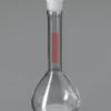 Amber Volumetric Flask, CLASS A, UNSERIALIZED, With Penny Head Stopper, ASTM