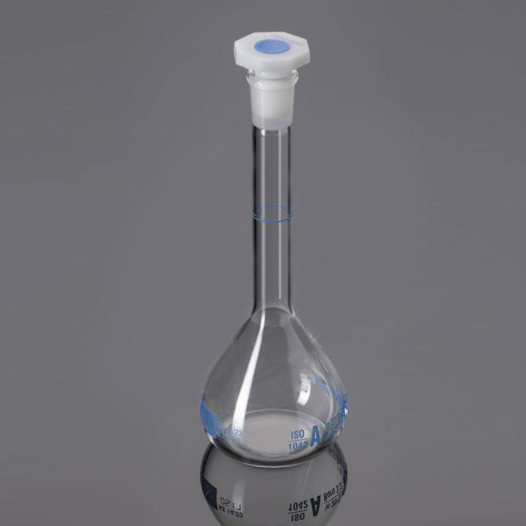 Volumetric Flask, Class-A, With PE Stopper, Batch Certificate, ISO ...